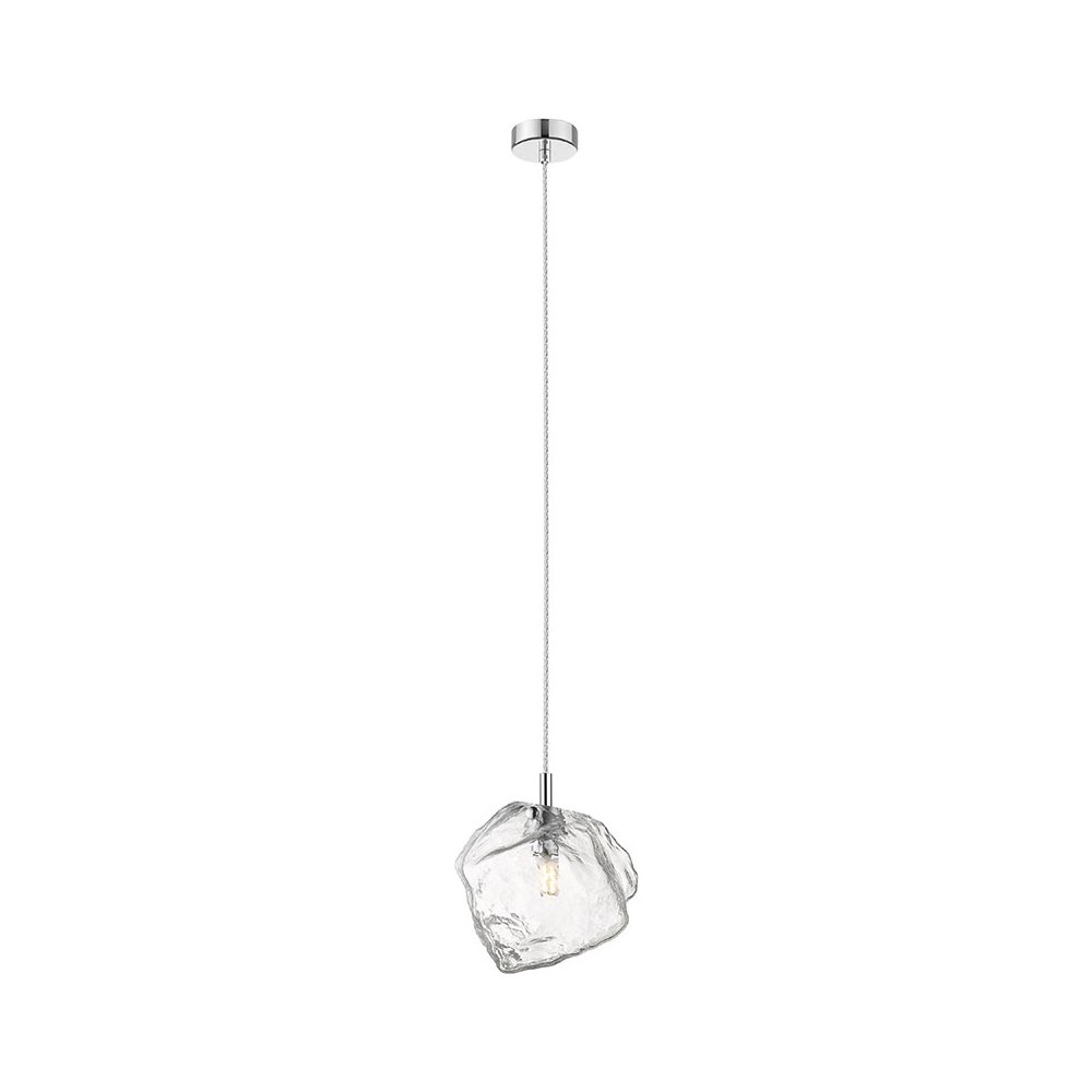 LED Pendant in Chrome Color. Picture 1