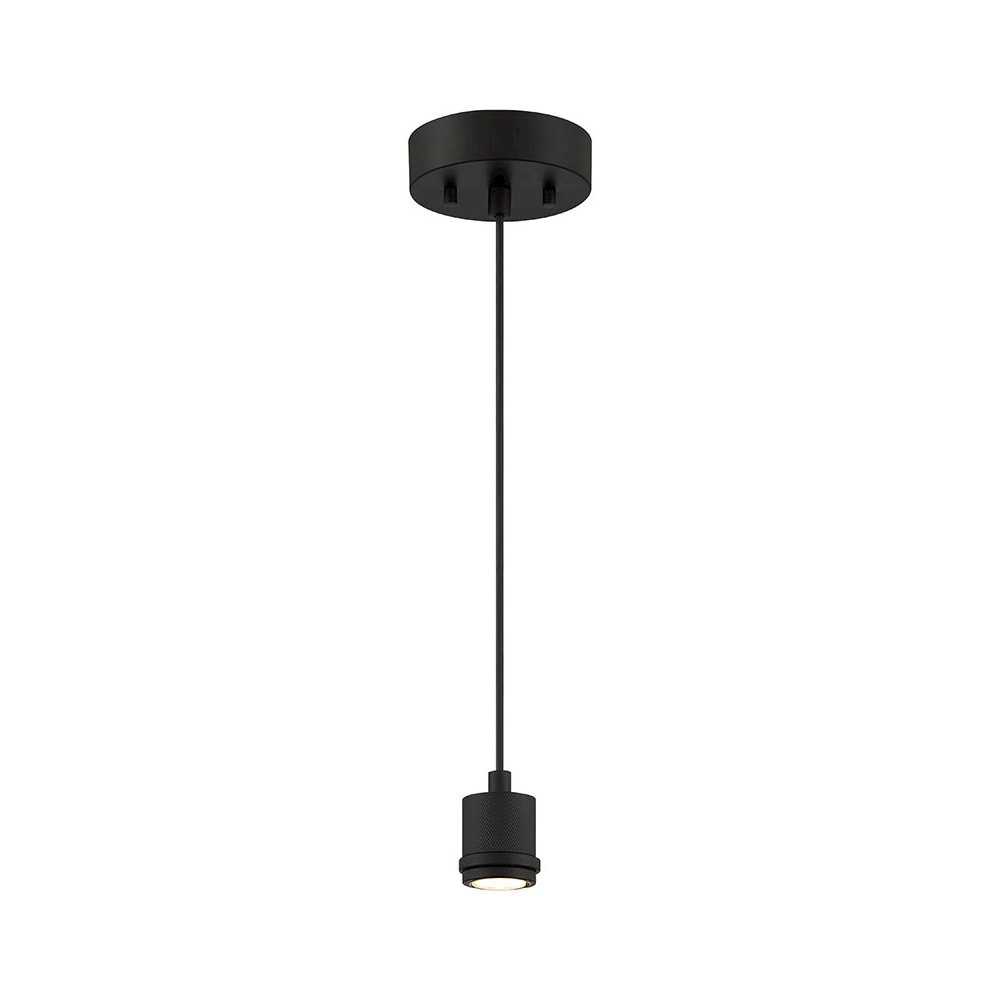 LED Pendant in Matte Black Color. Picture 1