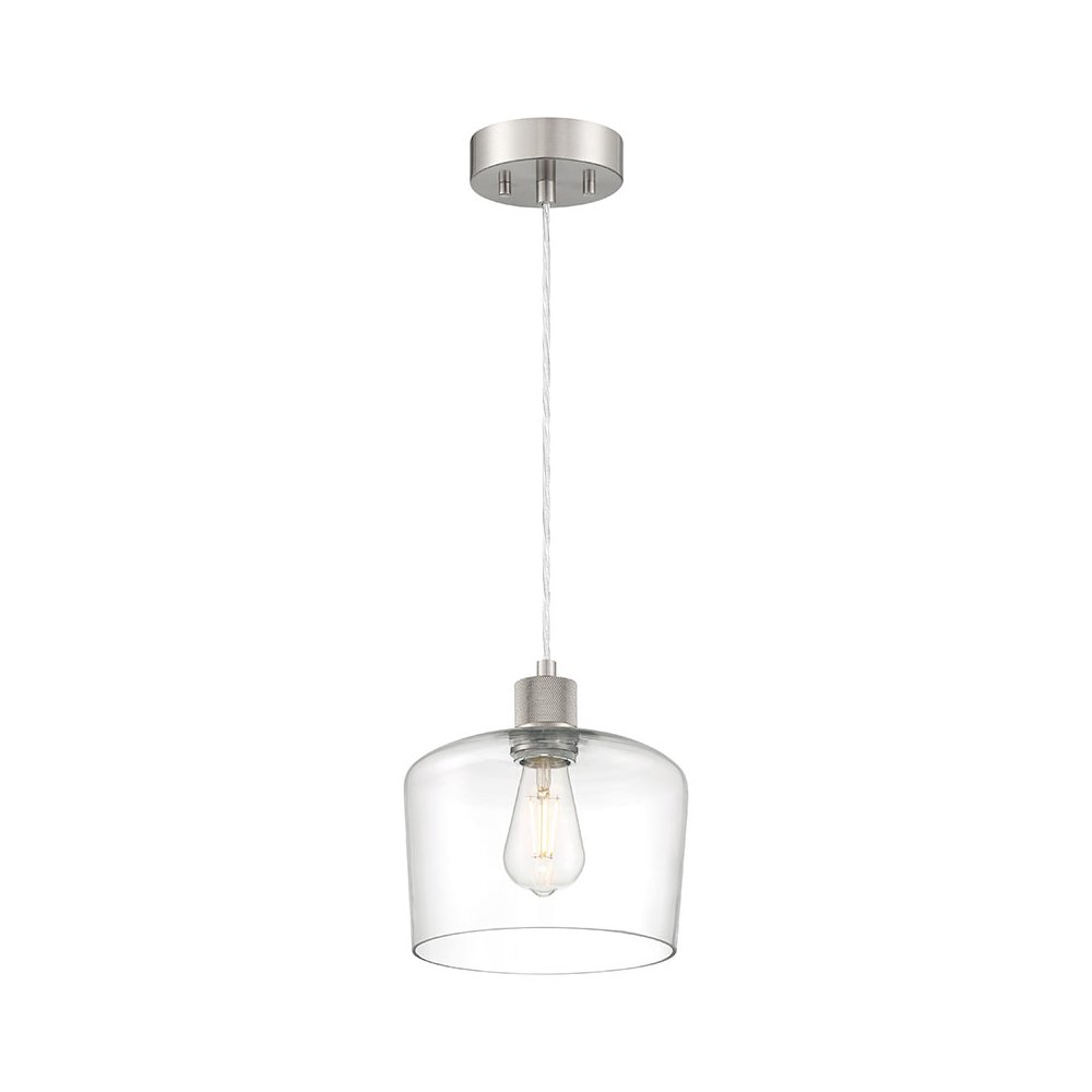 Chardonnay LED Pendant in Brushed Steel Color. Picture 1
