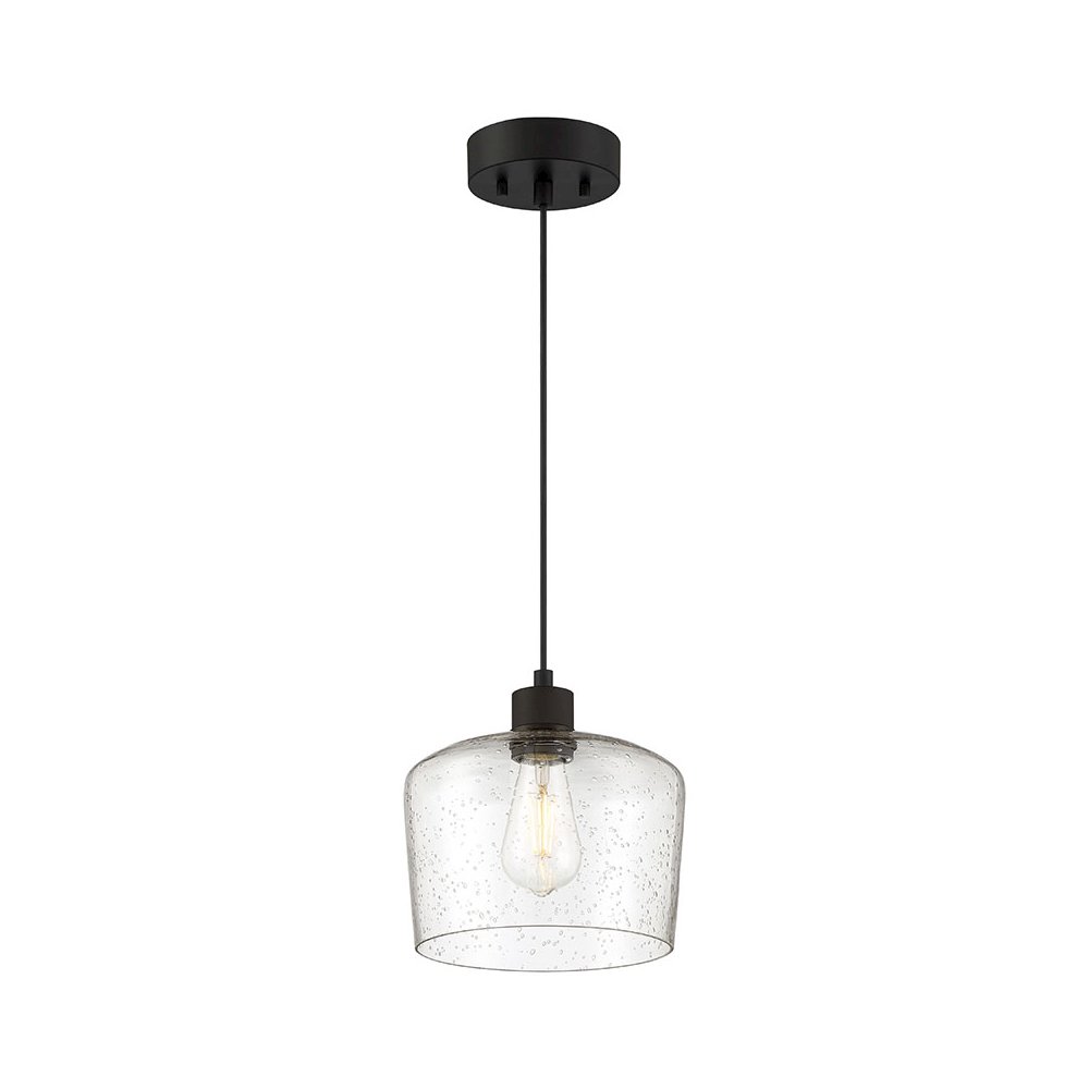 Chardonnay LED Pendant in Matte Black Color. Picture 1