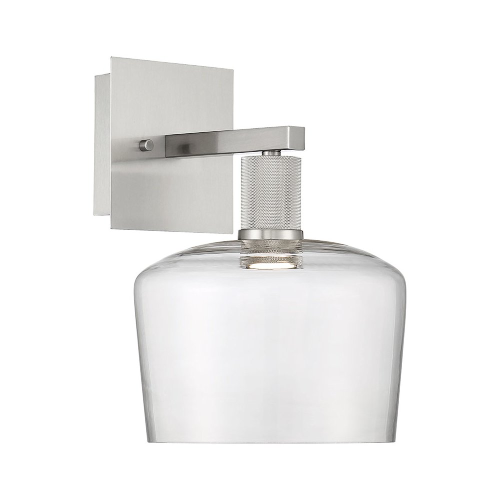 Chardonnay LED Wall Sconce in Brushed Steel Color. Picture 1