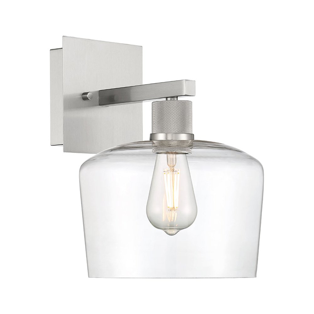 Chardonnay LED Wall Sconce in Brushed Steel Color. Picture 1