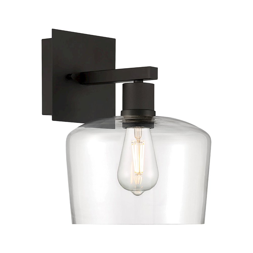 Chardonnay LED Wall Sconce in Matte Black Color. Picture 1