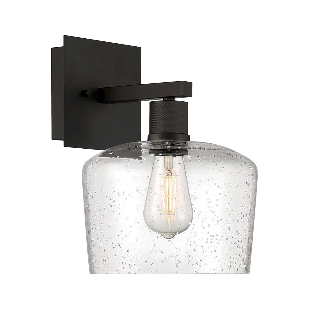 Chardonnay LED Wall Sconce in Matte Black Color. Picture 1