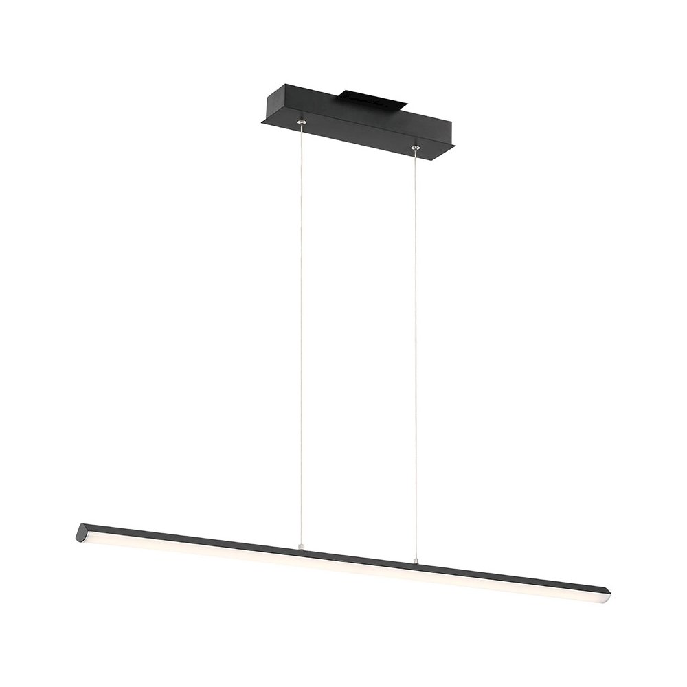 LED Linear Pendant in Matte Black Color. Picture 1