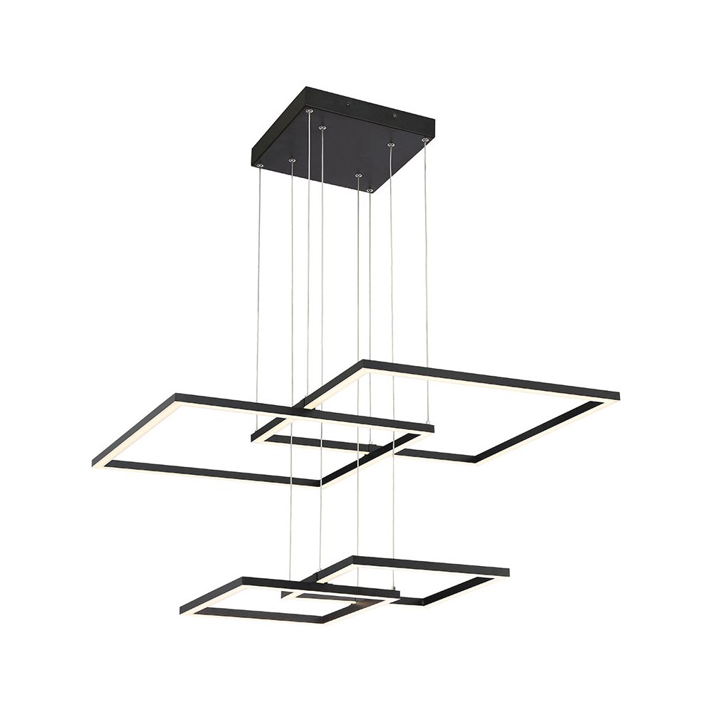 LED Pendant in Black Color. Picture 1