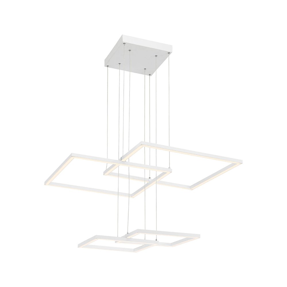 LED Pendant in White Color. Picture 1