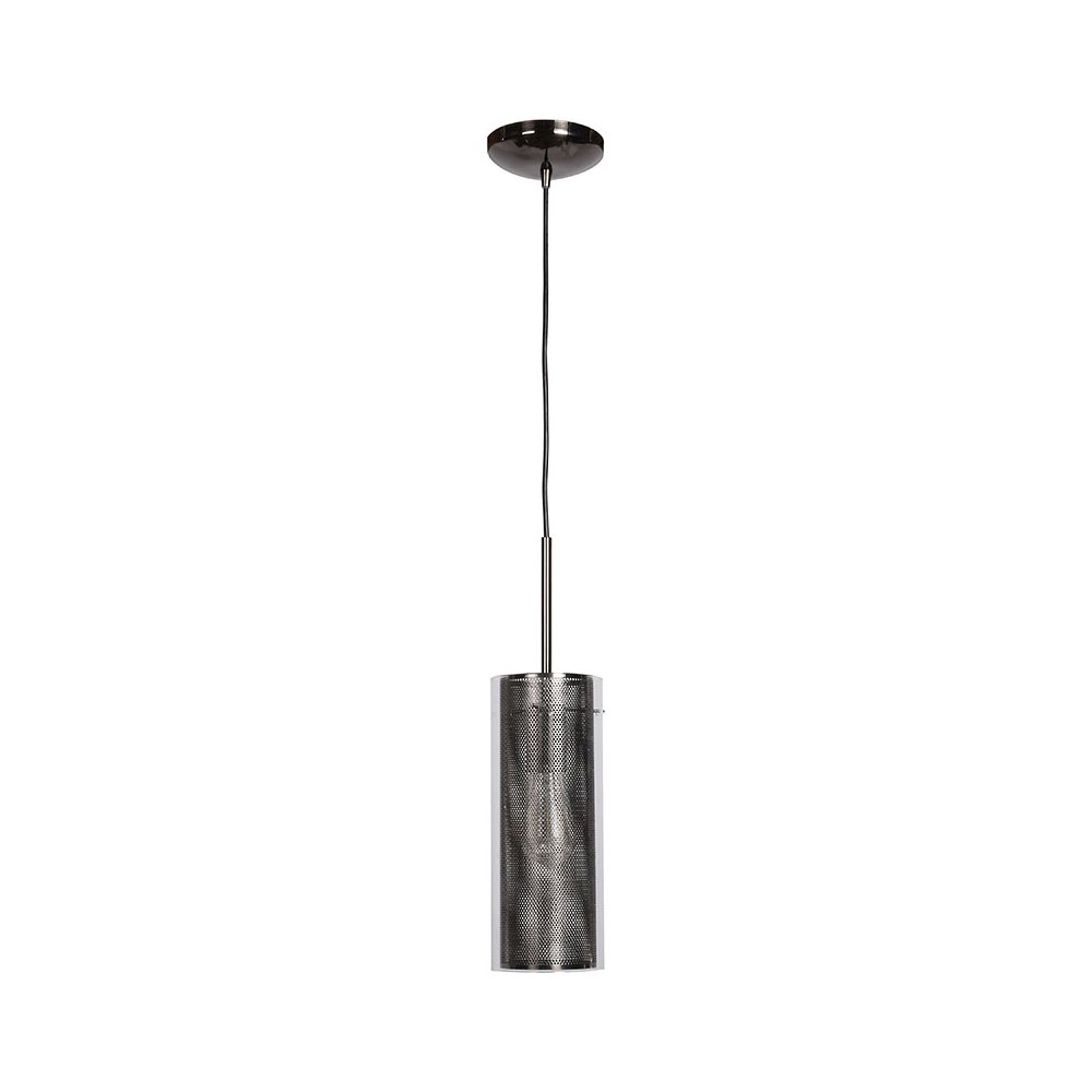 LED Pendant in Black Chrome Color. Picture 1