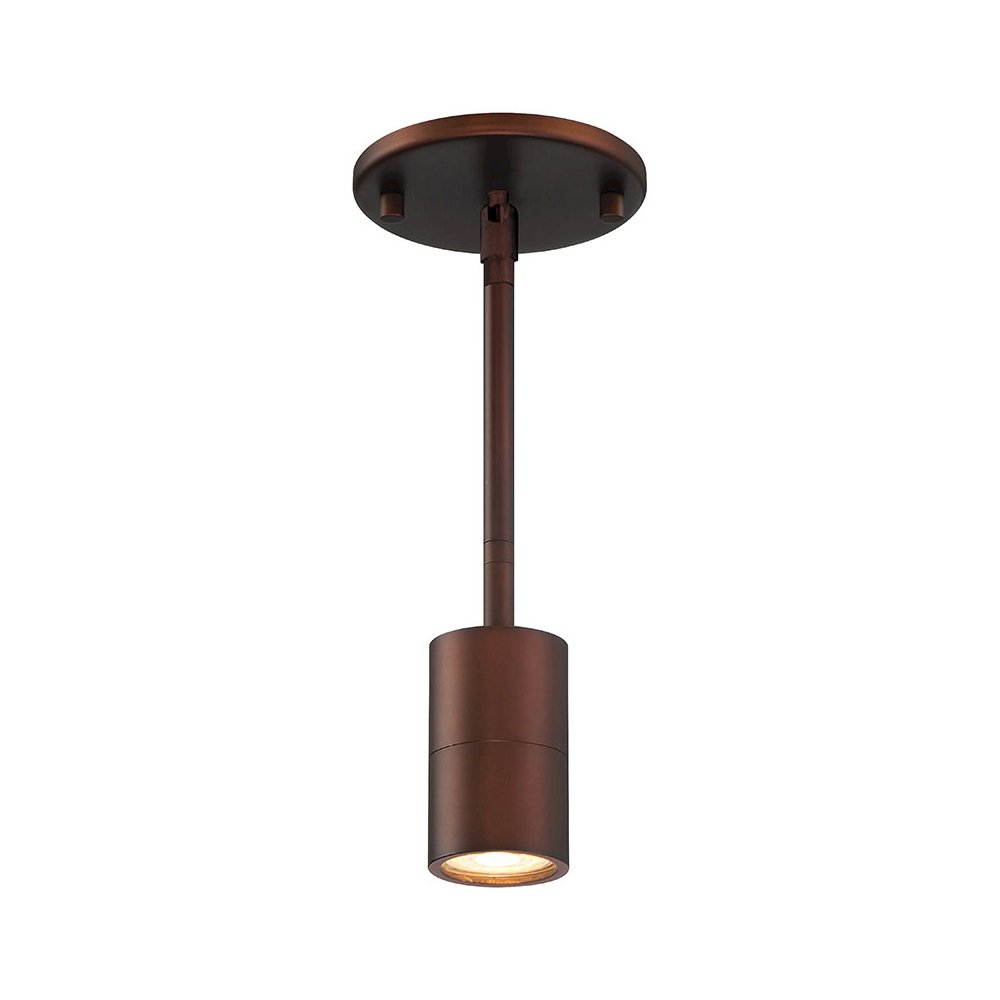 1 Light LED Wall Or Ceiling Spotlight in Bronze Color. Picture 1