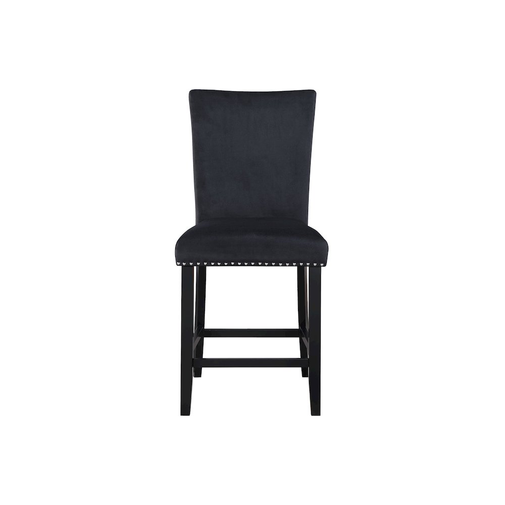 Transitional Bar Stools, Black. Picture 1