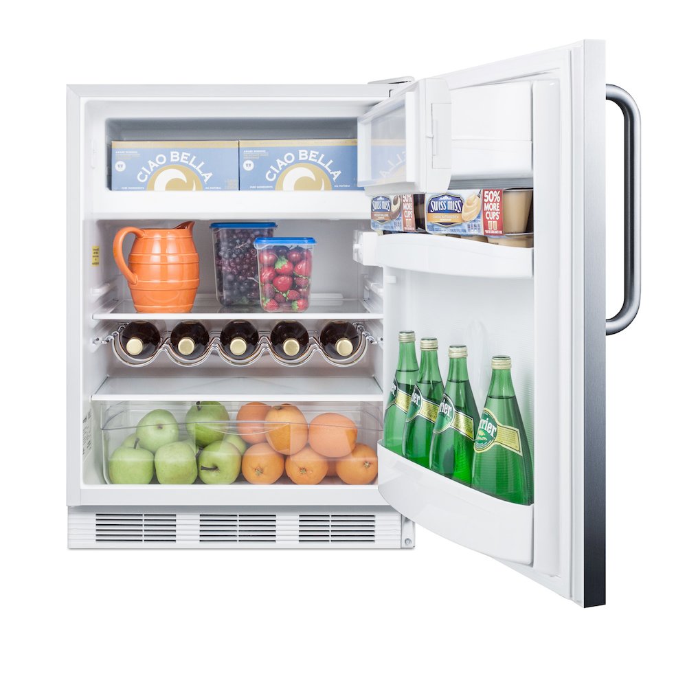 24" Wide Refrigerator-Freezer. Picture 3