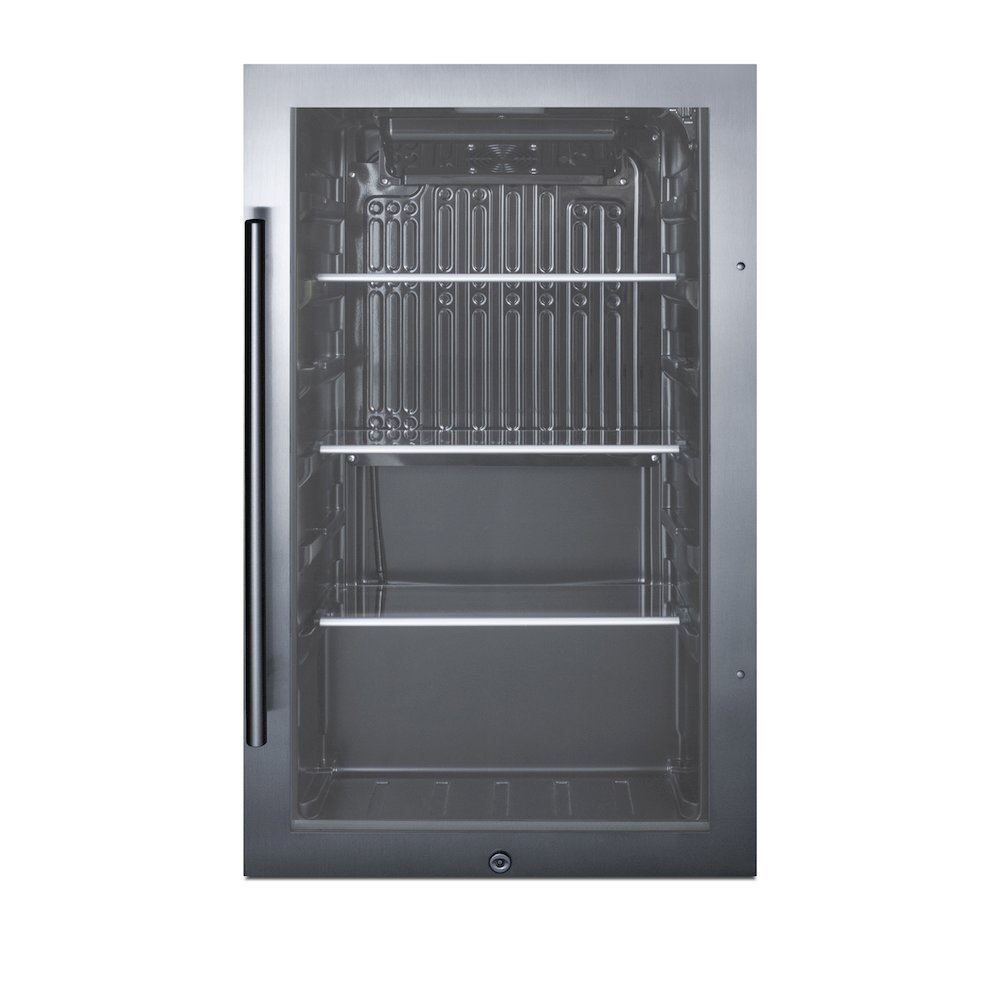 Shallow Depth Indoor/Outdoor Beverage Cooler. Picture 1