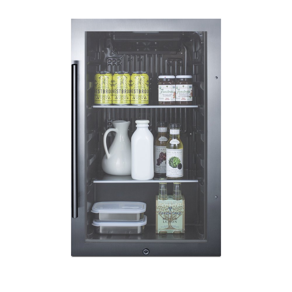 Shallow Depth Indoor/Outdoor Beverage Cooler. Picture 2