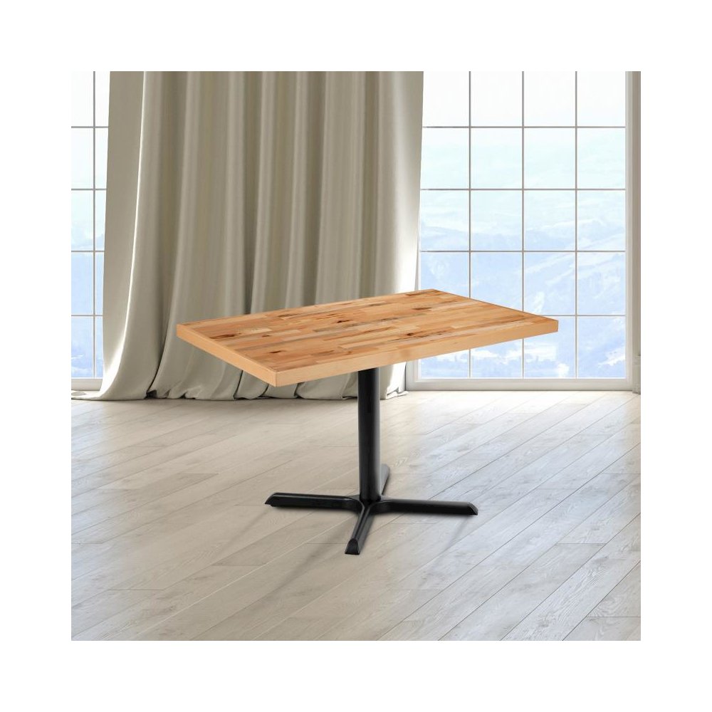 30" x 48" Rectangle Butcher Block Style Table Top. Picture 2