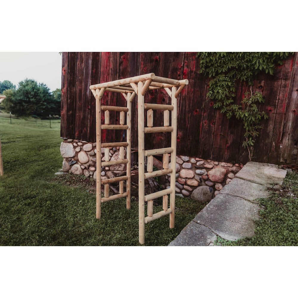 Small Cedar Log Arbor. Picture 4