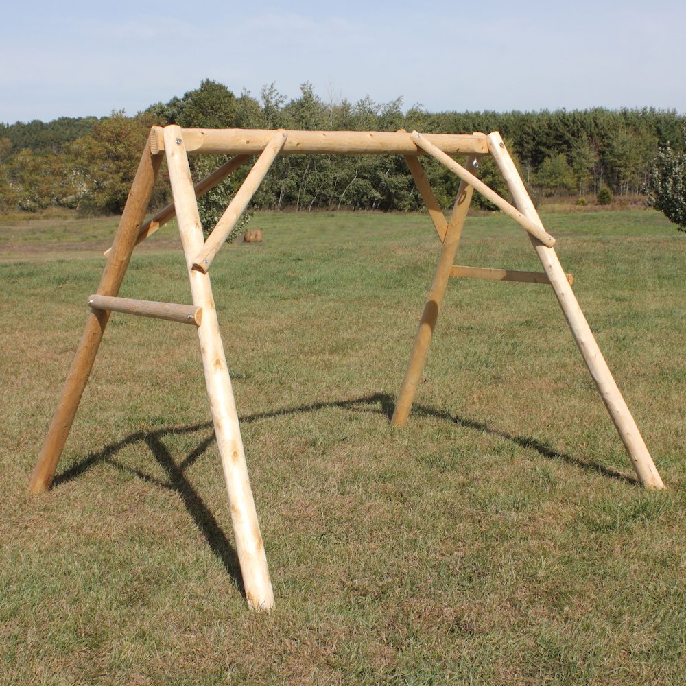 5 ft Cedar Log A-Frame for Swings. Picture 2