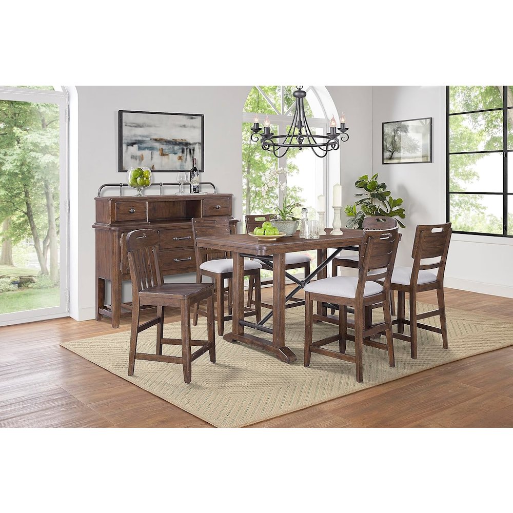 Danville Slat Counter Chair (Set Of 2). Picture 1