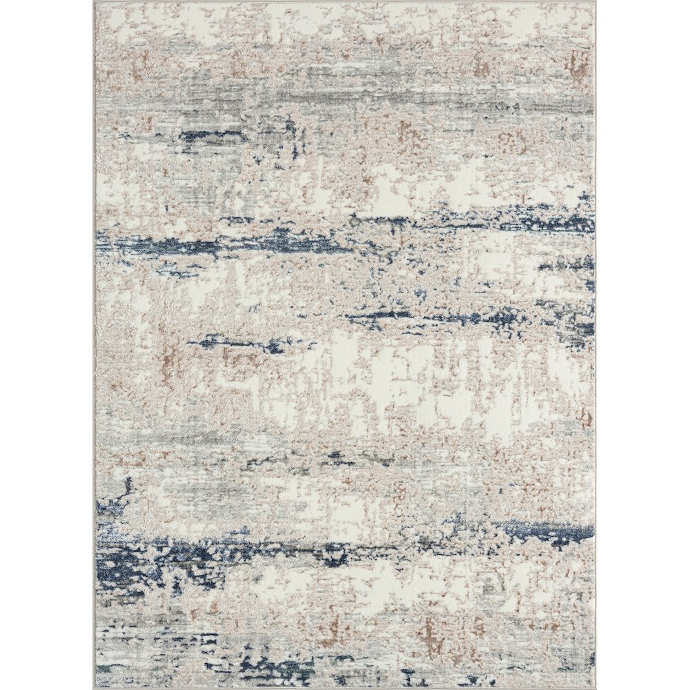 Antalya Durable Performance Area Rug Indoor in Gray/Blue, 5' x 7'. Picture 1