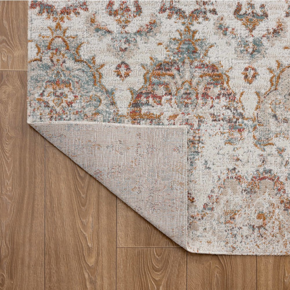 Durable Performance Area Rug Outdoor in Beige/Multicolored, 7'9" x 9'9". Picture 6