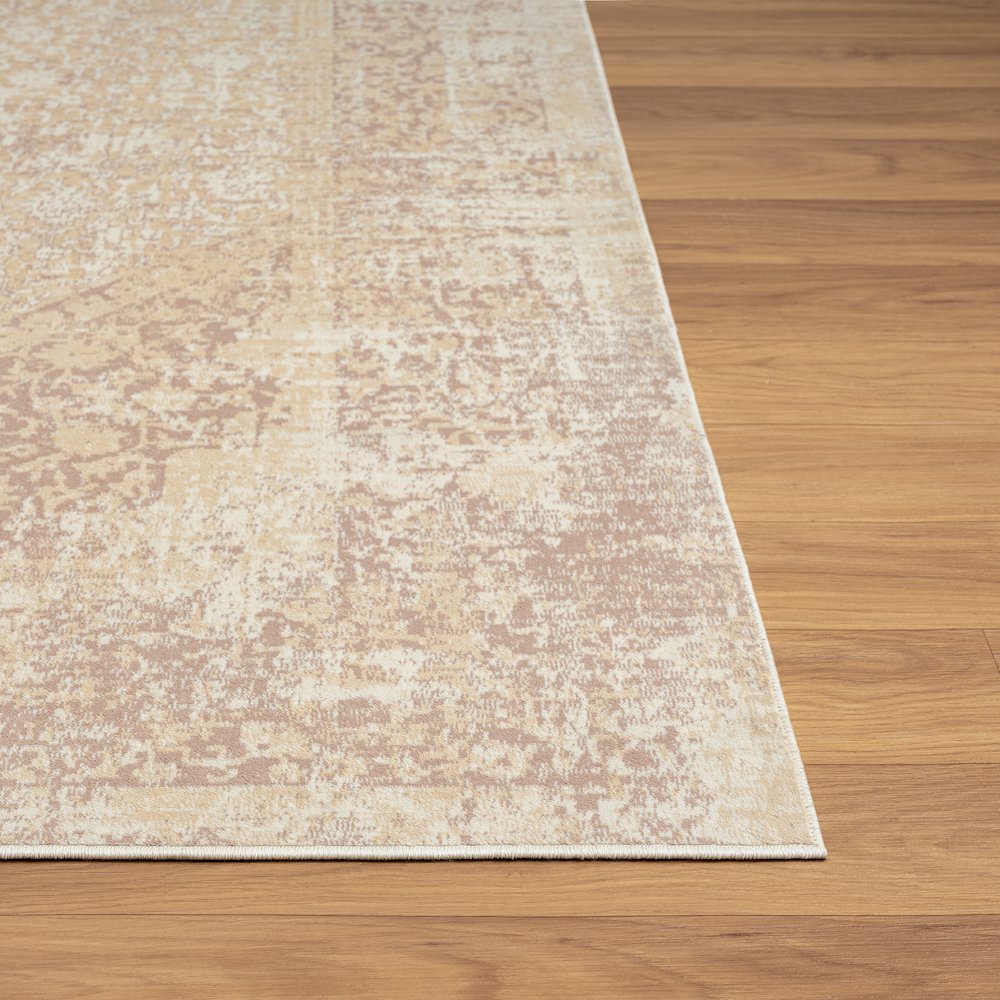 Aria Durable Performance Area Rug Indoor in Beige, 2'8" x 3'10". Picture 5