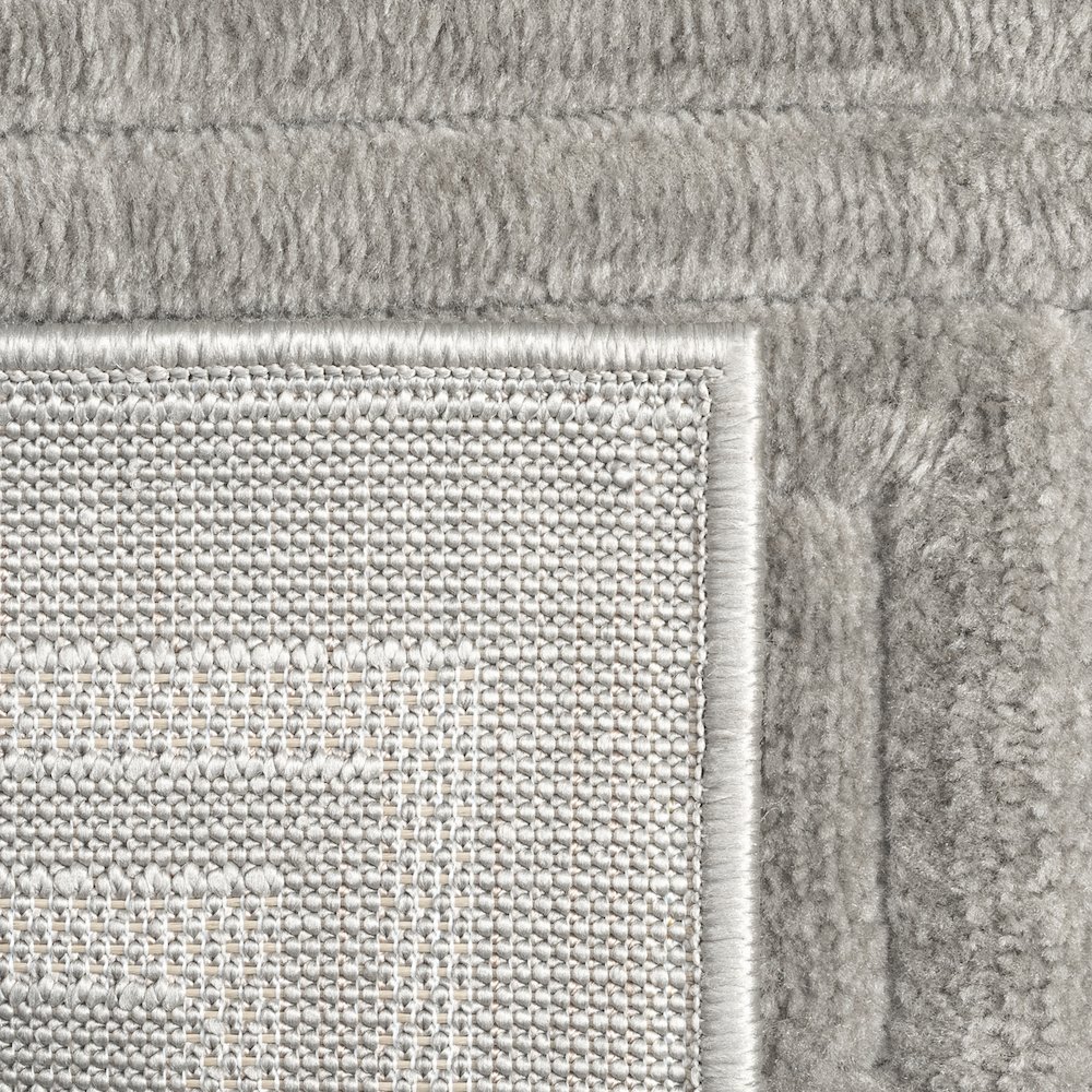 Atlas Durable Performance Area Rug Outdoor in Gray, 7'10" x 9'10". Picture 6