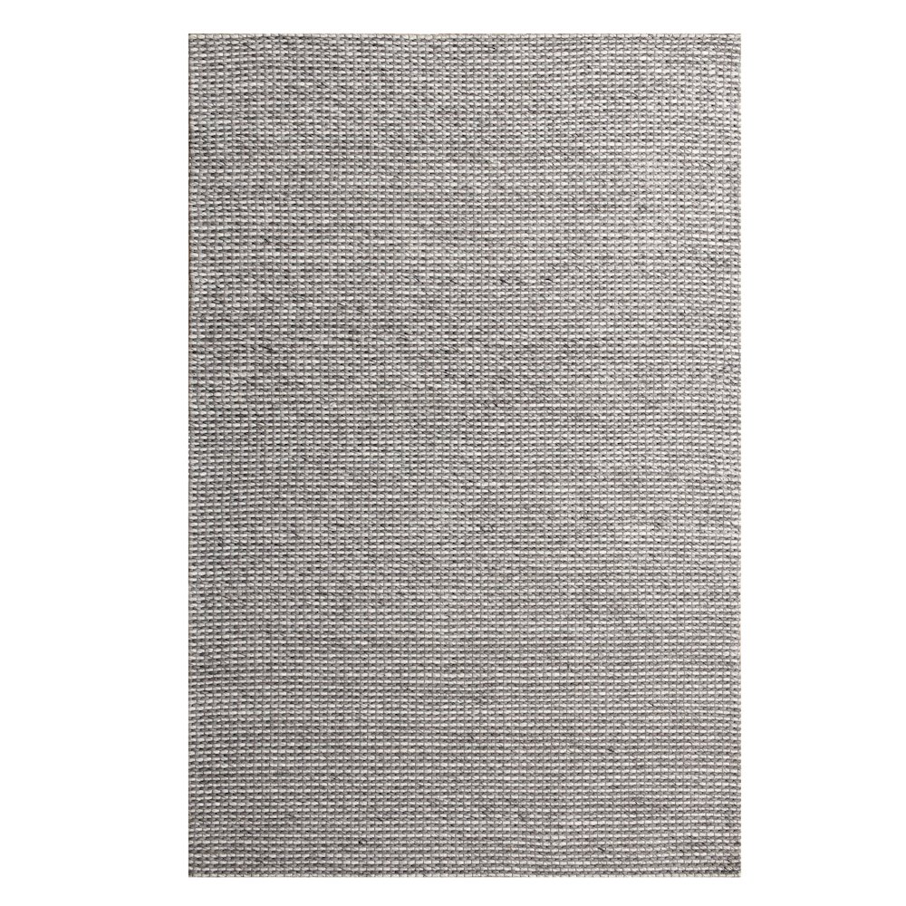 Bergen Wool Blend Area Rug Indoor in Gray/Silver, 5' x 7'9". Picture 1