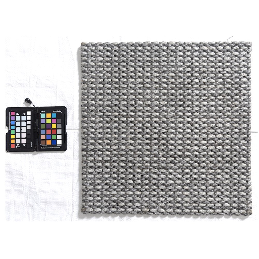 Bergen Wool Blend Area Rug Indoor in Gray/Silver, 5' x 7'9". Picture 7