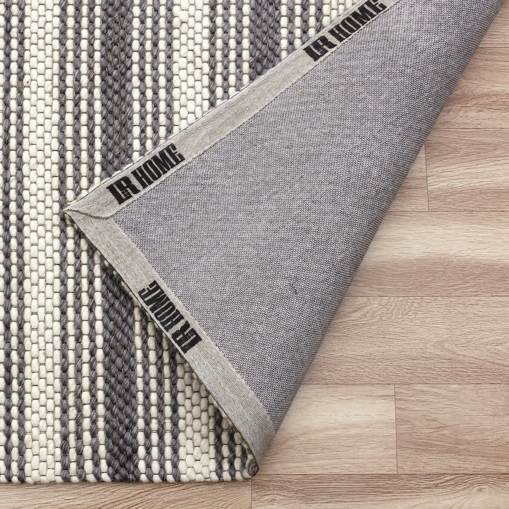 Bergen Wool Blend Area Rug Indoor in Gray/Ivory, 7'9" x 9'9". Picture 5