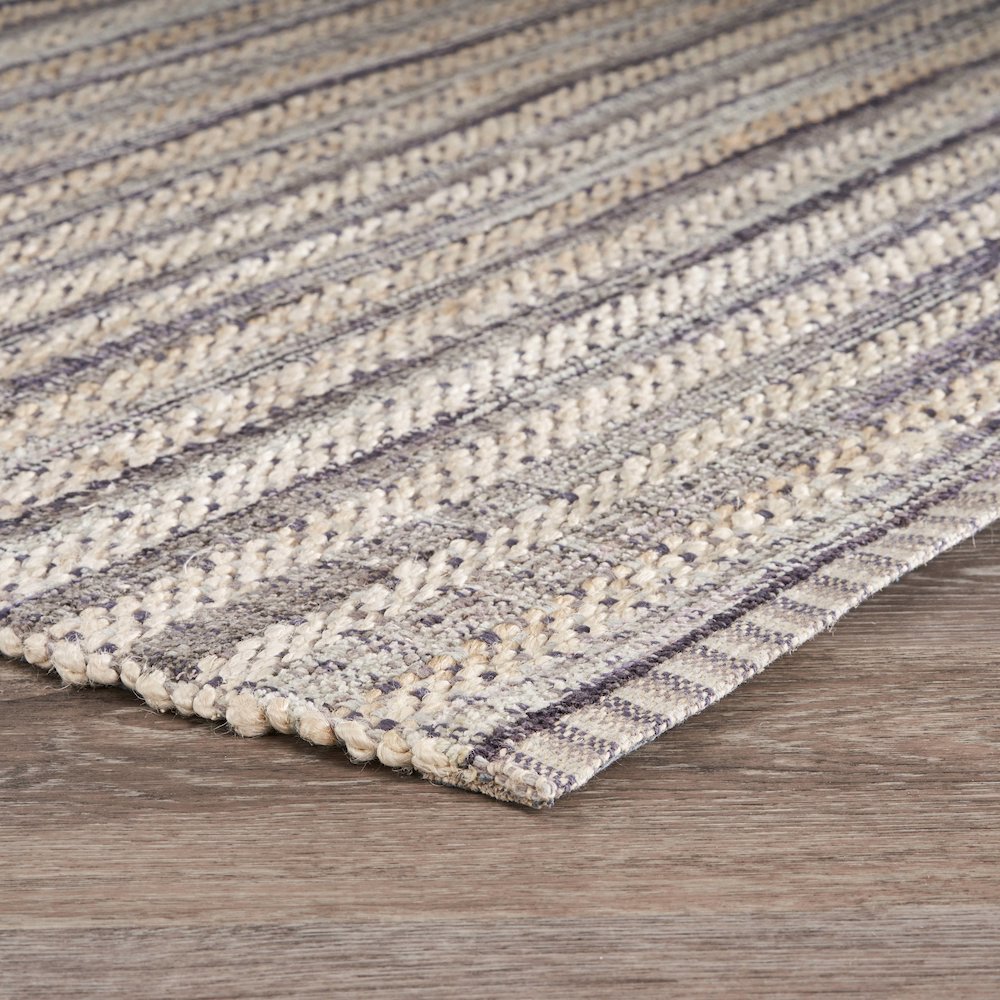 Bleached Naturals Jute Blend Area Rug Indoor in Gray/Ivory, 9' x 12'. Picture 6