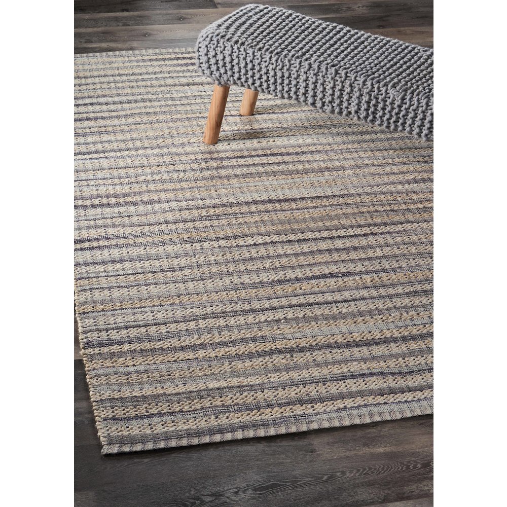 Bleached Naturals Jute Blend Area Rug Indoor in Gray/Ivory, 9' x 12'. Picture 7