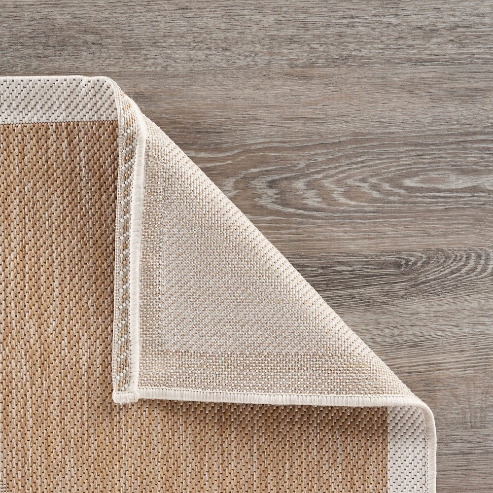 Catalina Durable Performance Area Rug Outdoor in Beige/Cream, 7'9" x 9'9". Picture 4