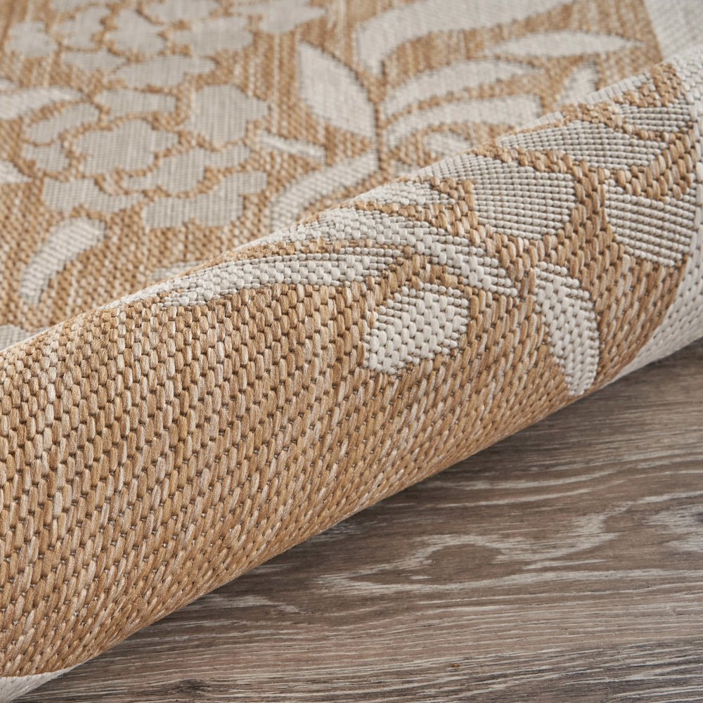 Catalina Durable Performance Area Rug Outdoor in Beige/Cream, 7'9" x 9'9". Picture 5