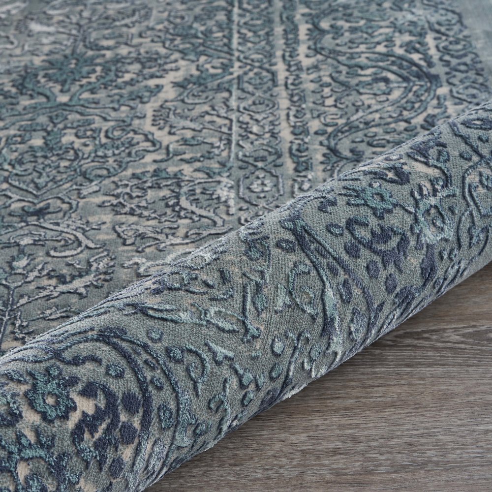 Imagine Durable Performance Area Rug Indoor in Blue/Blue, 7'9" x 10'9". Picture 5
