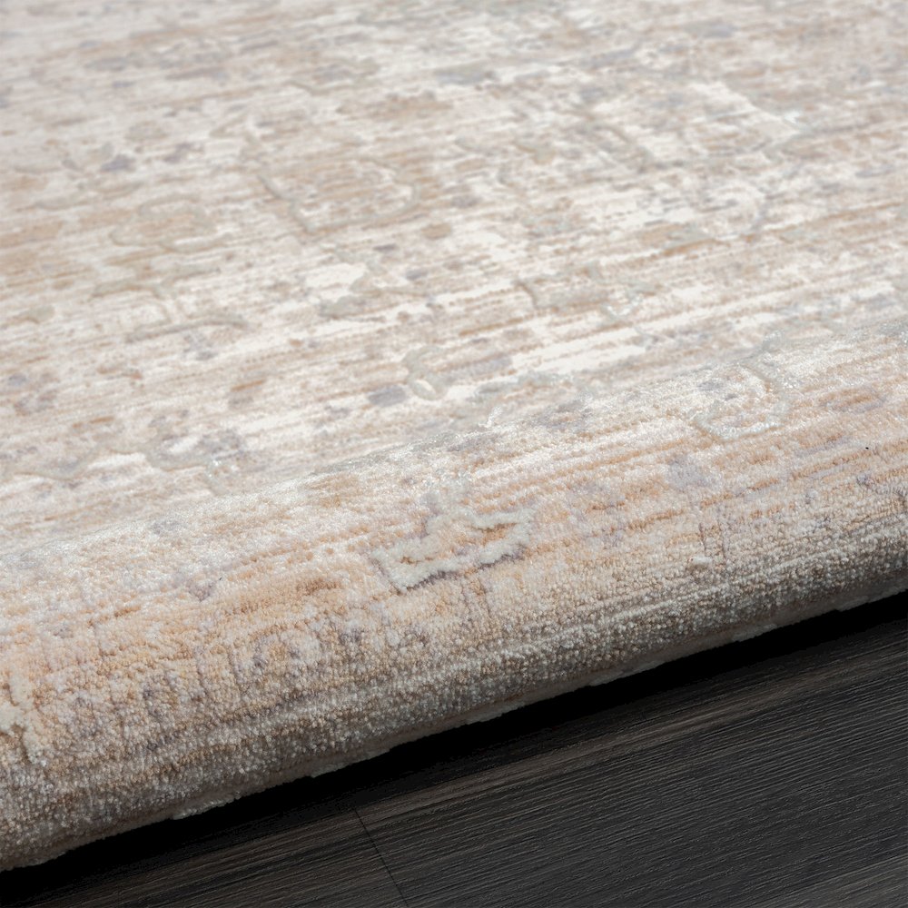 Lancaster Performance Blend Area Rug Indoor in Gray/Beige, 5' x 7'11". Picture 9