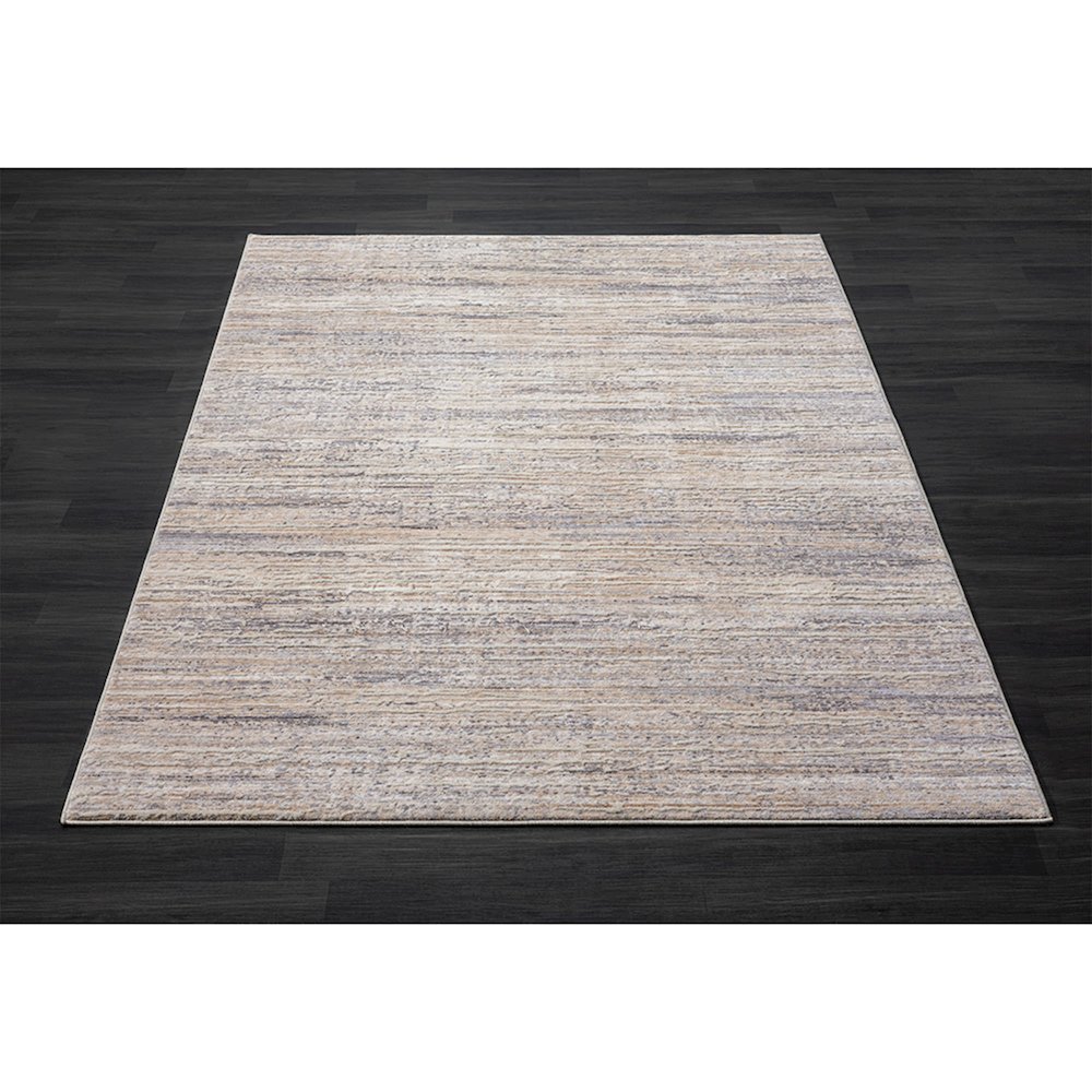 Lancaster Performance Blend Area Rug Indoor in Gray/Beige, 5' x 7'11". Picture 8