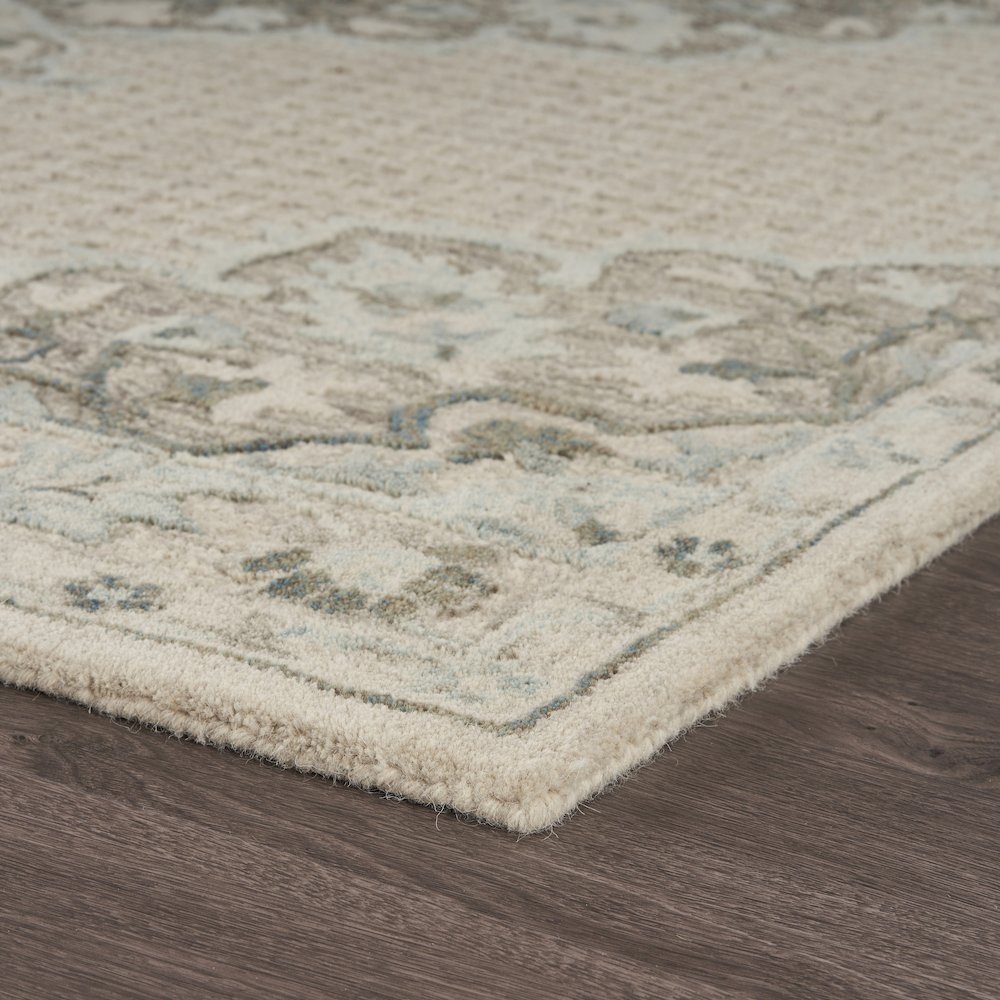 Modern Traditions Wool Area Rug Indoor in Ivory, 7'9" x 9'9". Picture 4