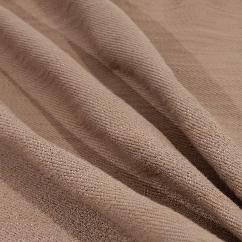 South Hampton Cotton Poly Filled Pillow in Brown, 24" x 24". Picture 4