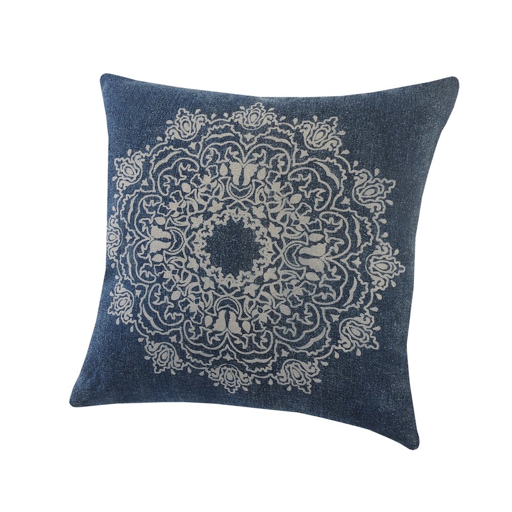 Bohemian Mandala Medallion Throw Pillow. Picture 5