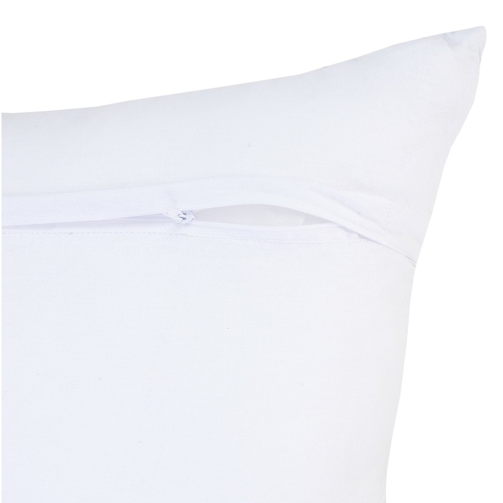 Ox Bay Turquoise Chevron All-Natural Cotton Square 2 Piece Pillow Cover Set. Picture 5