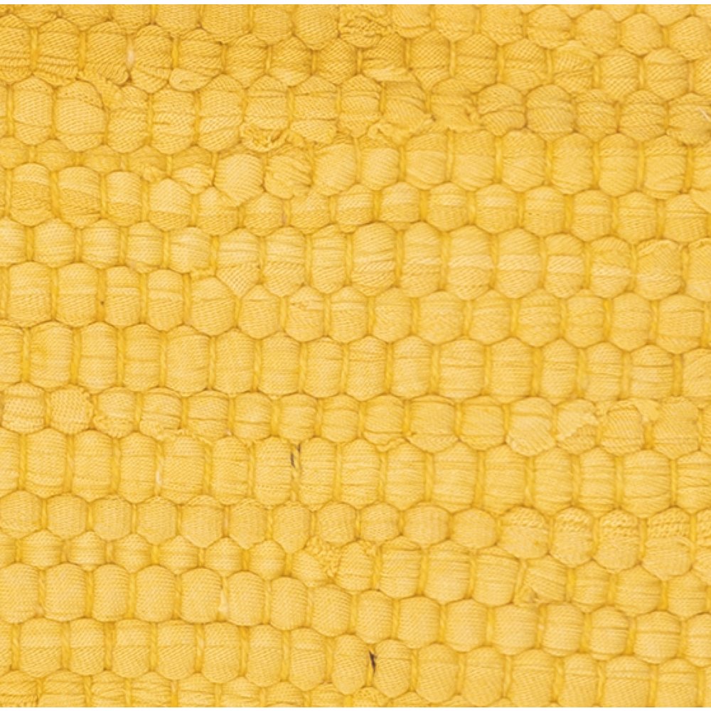 Evette Rios Riley Handwoven Cotton and Jute Bordered Throw Pillow, Yellow. Picture 5