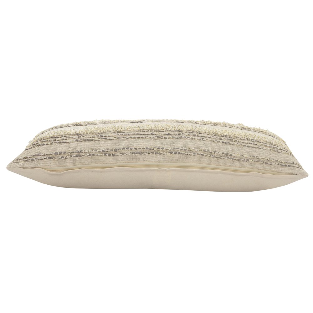 Gold Thread Luxury Throw Pillow. Picture 4