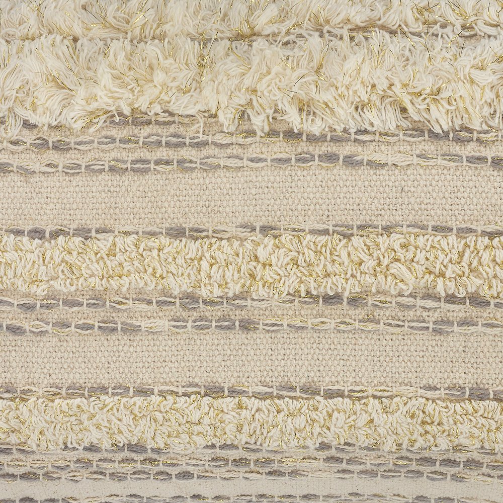 Gold Thread Luxury Throw Pillow. Picture 2