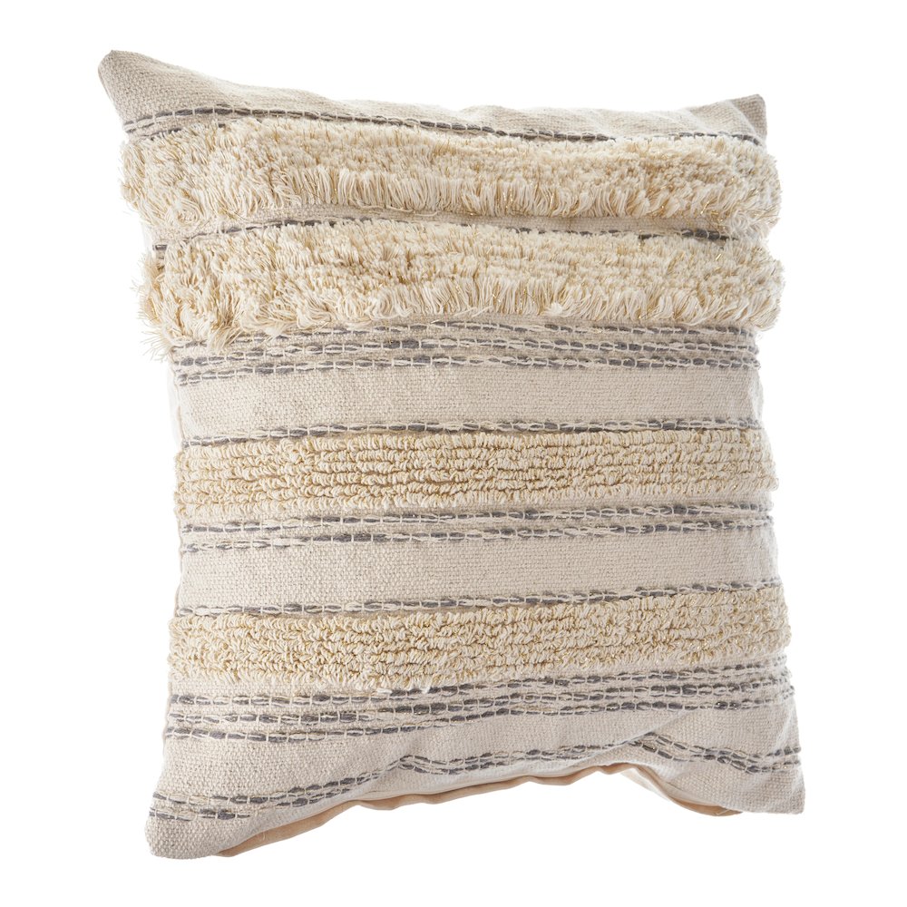 Gold Thread Luxury Throw Pillow. Picture 5