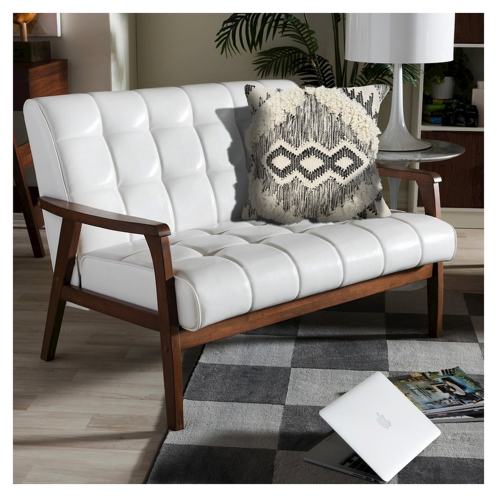 Ranch Style FauxFur Throw Pillow. Picture 3