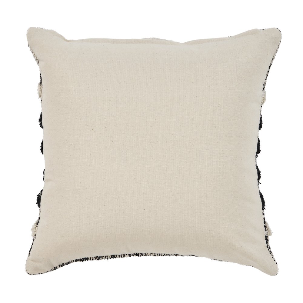 Black Pinstripe Throw Pillow. Picture 4