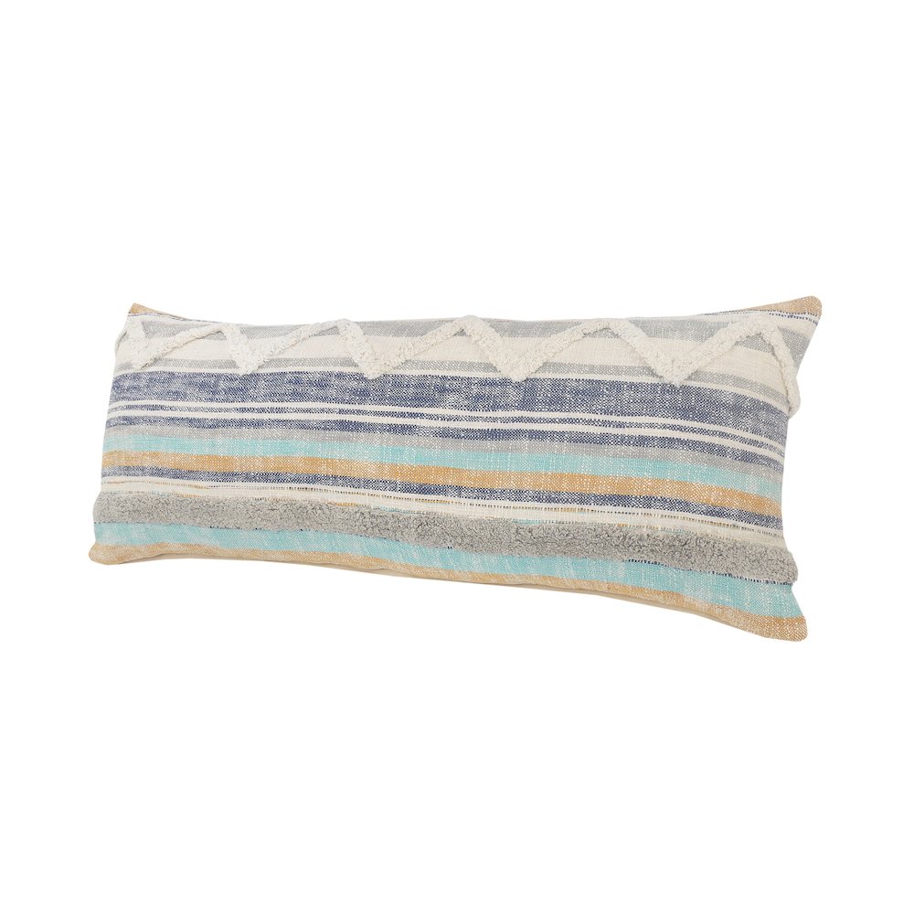 Multicolored Chevron Throw Pillow. Picture 6