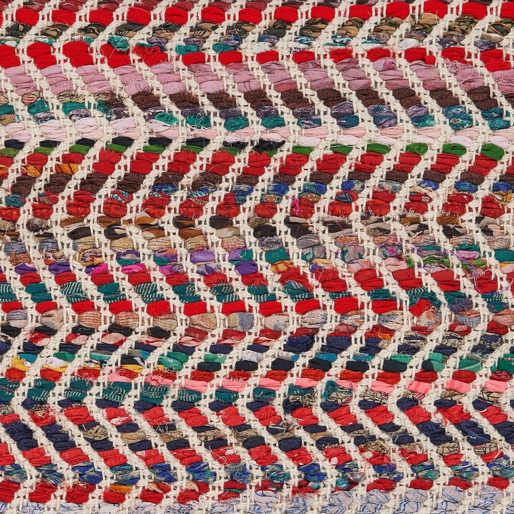 Evette Rios Chindi Chevron Multi Throw Pillow. Picture 4