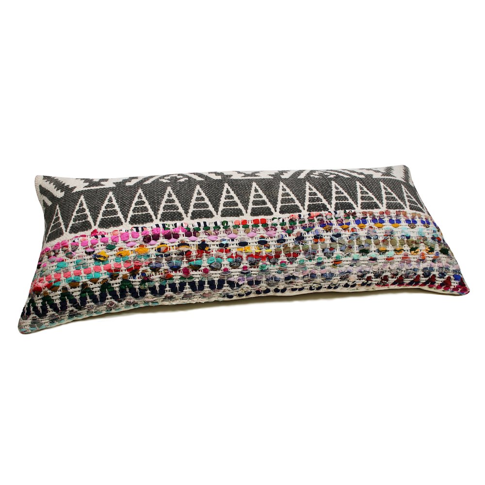 Evette Rios Chindi Boho Geometric Throw Pillow. Picture 6