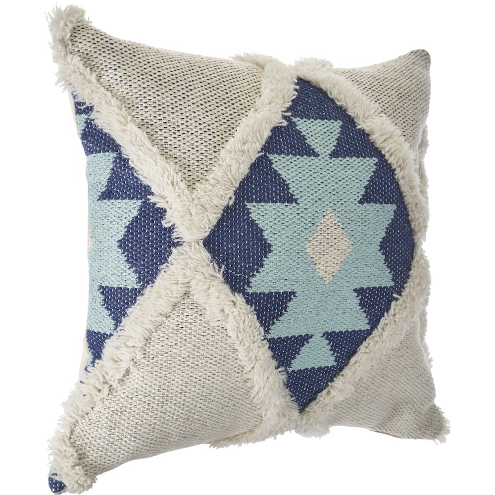 Tufted Winter Paradise Throw Pillow. Picture 2