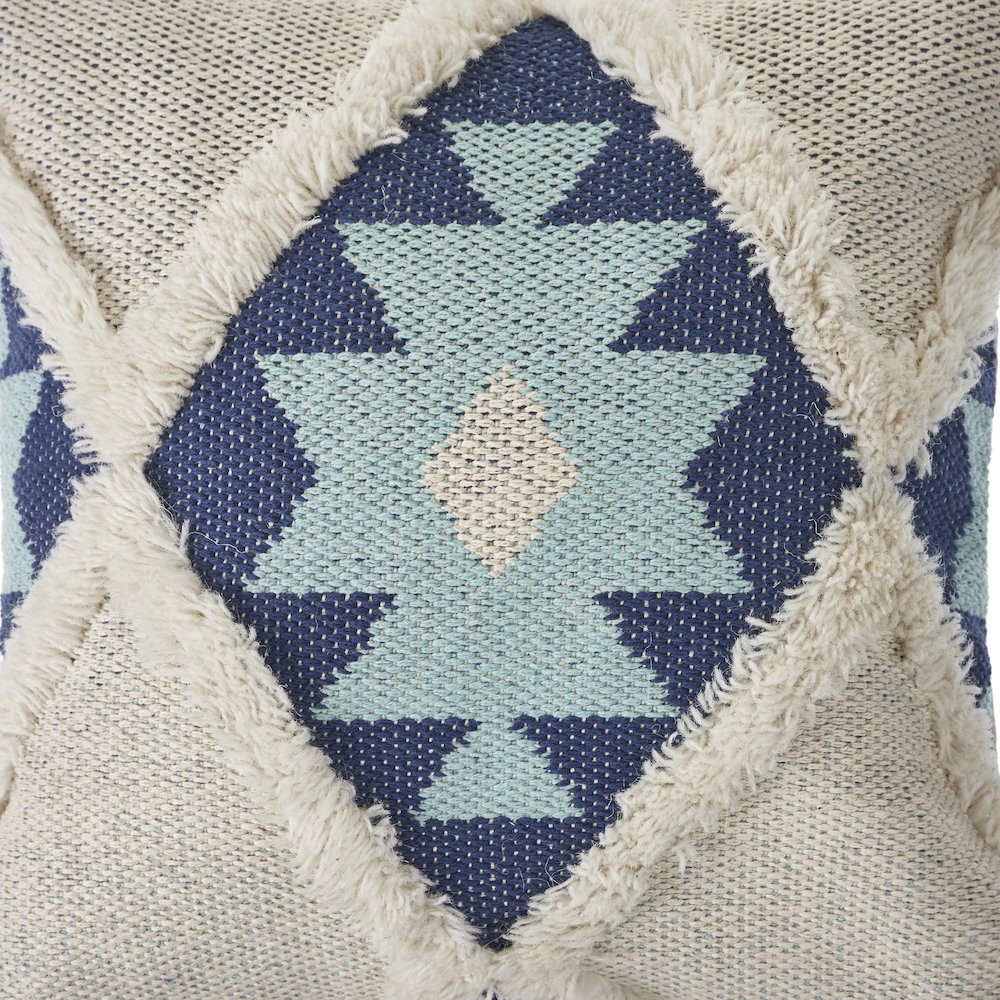 Tufted Winter Paradise Throw Pillow. Picture 5
